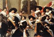 HALS, Frans Banquet of the Officers of the St Hadrian Civic Guard Company France oil painting artist